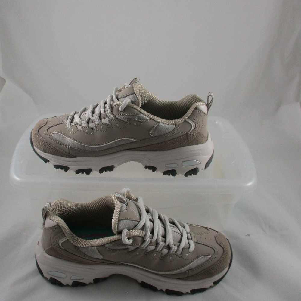 Skechers Air-Cooled Memory Foam Beige Sneakers